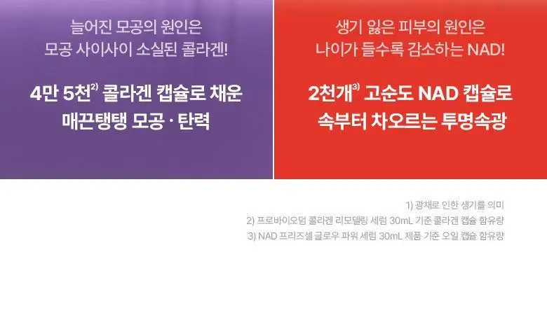 [슈링크홈디바이스] 바이오힐보 NAD프리즈셀 글로우 파워 세럼 30ml 기획 상세페이지 46